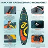 NACATIN Aufblasbares SUP Board 10'6" mit Kajaksitz, Produktbild-Vorschau 4