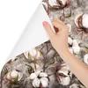 Muralo Vlies Fototapete für Esszimmer BAUMWOLLE Blumen Produktbild-Vorschau 3