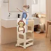 Lernturm Lernstuhl mit Kreidetafel 2 in 1 Küche Learning Produktbild-Vorschau 6