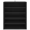 vidaXL Scarpiera nera 60x35x70 cm Materiale a base di legno Anteprima dell’immagine prodotto 3