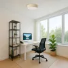 Calex LED Deckenleuchte, 30 cm, Stoffschirm, Taupe, Produktbild-Vorschau 4