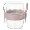 Orion Pot à yaourt avec cuillère et bol Pot à yaourt Müsli Voir les images du produit 4