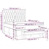 The Living Store Boxspringbett mit Matratze Taupe 140x190 Produktbild-Vorschau 7