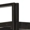 vidaXL Bücherregal 3 Fächer Schwarz 40x30x80 cm Mango Produktbild-Vorschau 4