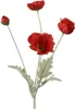 Künstliche Mohnblume mit Stiel 14x63cm Rot Produktbild-Vorschau 2