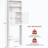 Yaheetech Waschmaschinenschrank Toilettenschrank 195 cm H, Produktbild-Vorschau 4