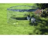 Freigehege 6-eckig mit Schutznetz 123x106x60 cm silber Produktbild-Vorschau 8
