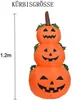 Nafukovací dekorace na Halloween ve tvaru dýně s LED Náhled obrázku produktu 2