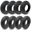 Set Wiltec 4x pneumatici e 4x camere d'aria misura 4.00-8, Anteprima dell’immagine prodotto 1