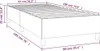 VidaXL 3120824, Czarny, 90 cm, 193 cm, 35 cm, 900 x 1900 Podgląd zdjęcia produktu 7