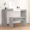 "2026 Aktion" Schminkhocker Grau Sonoma 70x35x45 cm Produktbild-Vorschau 4