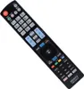 A black remote control is shown against a white background. Produktbild-Vorschau