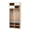 Garderobenset, Komplett-Set Flurgarderobe mit Sitzbank, 5 Produktbild-Vorschau 9
