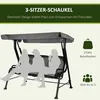 Outsunny Hollywoodschaukel 3-Sitzer Gartenschaukel Produktbild-Vorschau 6