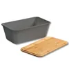 KESPER Brotbox Brotkasten grau – Kunststoff PP & Produktbild-Vorschau 1