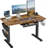 Bureau, elektrisch verstelbaar, 120x60 cm, zit-sta bureau Productafbeelding-voorbeeld 1