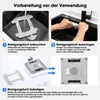Lubluelu CHYW201 Smart Fensterputzroboter, 9000Pa, Produktbild-Vorschau 9