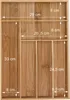 Relaxdays Besteckkasten, 6 Fächer, Bambus, Schubladenkasten Produktbild-Vorschau 5