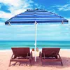 KOMFOTTEU Sonnenschirm 200 cm, Strandschirm mit Produktbild-Vorschau 2