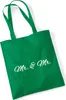 Huuraa Jutebeutel Mr. & Mr. Schriftzug 10 Liter Kelly Green Produktbild-Vorschau 1