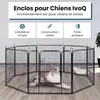 IvoQ Parc pour Chiots – Enclos pour Chiens – 8 Panneaux – Voir les images du produit 2