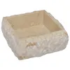 vidaXL Lavabo crema 30x30x13 cm marmo Anteprima dell’immagine prodotto 4