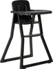 Puck Plain Kinderstuhl Schwarz | Esszimmerstuhl Kleinkind Produktbild-Vorschau 1