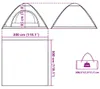 vidaXL Campingzelt 5 Personen Grün Quick Release Produktbild-Vorschau 6
