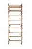 A wooden climbing frame is shown against a white background. Produktbild-Vorschau