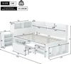 Flieks Holzbett Klassisches Bett Stauraumbett 90x200cm mit Produktbild-Vorschau 7