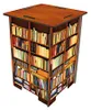 Werkhaus Photohocker Bücherregal Motiv stabiler Sitzhocker Produktbild-Vorschau 2