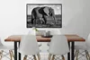 MuchoWow® Gerahmtes Poster Mutter und Baby Elefant durch Produktbild-Vorschau 2