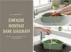 Spülbecken Organizer Dreieck Koralle Abtropfsieb Produktbild-Vorschau 6