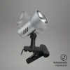 Klemmleuchte schwenkbar Kabelschalter 1x E14 40W titan Produktbild-Vorschau 3