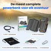 Siltcon® Powerbank Zonneenergie 20000 mAh - Solar Powerbank Productafbeelding-voorbeeld 10