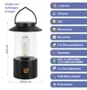 LED Solar Laterne Retro Henkel 12x20cm Kunststoff schwarz Produktbild-Vorschau 2