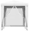 vidaXL Tenda per feste con 4 pareti laterali in rete 2 x 2 Anteprima dell’immagine prodotto 3