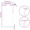vidaXL zatemňovacia roleta 104,4 x 230 cm, šírka látky 100 Náhľad obrázku produktu 8