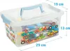 3er Set. Aufbewahrungsbox mit Decke 4L Kinder, um Spielzeug Produktbild-Vorschau 2