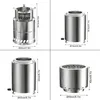 ROSEJANE 3-in-1 Raucharm Feuerstelle aus Edelstahl 20 cm, Produktbild-Vorschau 9