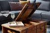 Table basse 100x60x40 cm en bois massif de sheesham commode Voir les images du produit 5