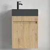 LOMAZOO Toilettenmöbel helles Eichenholz - Wc Möbel - Produktbild-Vorschau 6
