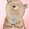 Mr. & Mrs. Panda Glas Windlicht Igel Wein - Transparent - Produktbild-Vorschau 2