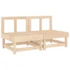 vidaXL Garten-Mittelsofas 2 Stk. Massivholz Kiefer Produktbild-Vorschau 1
