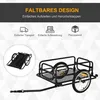 HOMCOM Fahrradanhänger Lastenanhänger für Fahrrad 40kg Produktbild-Vorschau 5