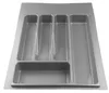 Paneláková kuchyňa 180/180 cm GENJI 2 - lesklá biela / šedá Náhľad obrázku produktu 9