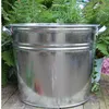 Zinkeimer 32 Liter XXL Rund – Wasserdicht, Verzinkter Produktbild-Vorschau 6