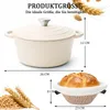 Brotbackset mit Gusseisentopf 4,6 L Ø 26 cm, emaillierter Produktbild-Vorschau 6