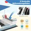 Pískoviště COSTWAY se stříškou, dřevěné pískoviště s Náhled obrázku produktu 7