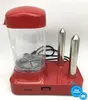 A red Livoo hot dog maker is displayed against a white background. Produktbild-Vorschau